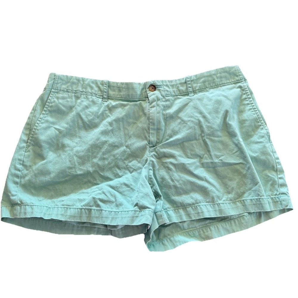 Ralph Lauren Womens Chino Cotton Shorts Pony Logo Preppy Y2K Size 8